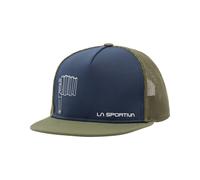 LA SPORTIVA Citizen of the Mountain Cap mit Mesh-Rückseite, Kletterprint und Verstellbarer Passform. Ideal für Bouldern, Klettern und Outdoor. - L/XL
