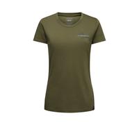 Climb Flower T-Shirt Women M grün - cypress/night sky
