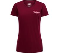 La Sportiva Climb Flower T-shirt Women redwood/azalea (R25P19) M