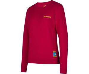 La Sportiva Climbing on the Moon Damen Pullover rot Größe S Bouldern | Sportklettern | Lifestyle Atmungsaktiv