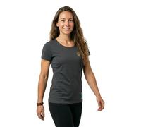 La Sportiva Women’s Climbing on the Moon T-Shirt, M, carbon/giallo