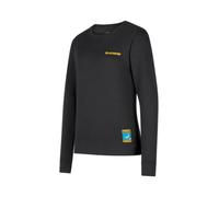La Sportiva Sweatshirt Climbing on the Moon – Carbon/Giallo – Damen L