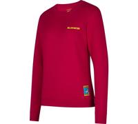 La Sportiva Climbing on The Moon Sweatshirt Women fucsia/giallo (P10Y08) M