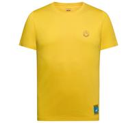 La Sportiva - Climbing On The Moon - T-Shirt, Gr. S, gelb (Giallo/Viola)