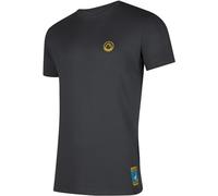 LA SPORTIVA Herren Shirt Climbing on the Moon T-Shirt M (F21) M Carbon/Giallo