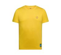 La Sportiva - Climbing On The Moon - T-Shirt, Gr. S, gelb (Giallo/Viola)