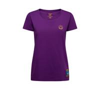 La Sportiva Climbing on The Moon T-shirt Women viola/giallo (U07Y08) XL