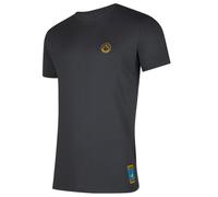 La Sportiva Climbing on the Moon T-Shirt, XL, carbon/giallo