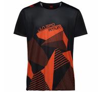 La Sportiva Comp T-Shirt, M, black/cherry tomato