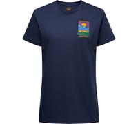 La Sportiva Damen T-Shirt "Always Climbing" – Kletter-Shirt aus Bio-Baumwolle, M, blau (Night Sky)