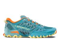 La Sportiva - Traillaufschuhe - Damen - Bushido III Woman - Bushido III Woman Everglade/Zest für Damen - Größe 37,5 - Blau Blau 37.5