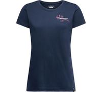 LA SPORTIVA Damen Klettershirt Climb Flower dunkelblau | S