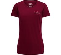 La Sportiva - Women's Climb Flower T-Shirt - T-Shirt, Gr. XL, rot (Redwood/Azalea)