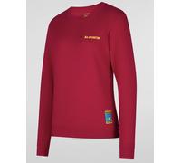 La Sportiva Climbing On The Moon Sweatshirt L Fucsia / Giallo