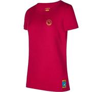 LA SPORTIVA Damen Climbing on The Moon T-Shirt, Fucsia-Giallo, XS