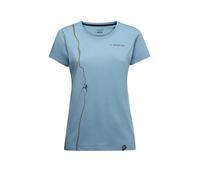 La Sportiva Women’s Route T-Shirt, L, limestone/cypress
