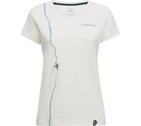 La Sportiva - Women's Route - T-Shirt, Gr. XL, weiß (Chalk/Limestone)