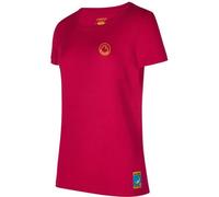 LA SPORTIVA Damen Shirt Climbing on the Moon T-Shirt W (G13) S Fucsia/Giallo