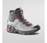 LA SPORTIVA Damen-Trekkingschuhe ULTRA RAPTOR II MID LEATHER W’s WIDE GTX cloud/redwood - grau Größe EU: 38