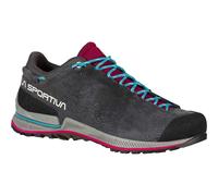La Sportiva TX2 Evo Leather Damen Zustiegschuhe grau/fuchsia/blau - 39.5