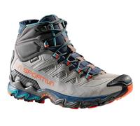 La Sportiva Damen Wanderschuhe Ultra Raptor II Mid Leather Woman GTX, Farbe:Grau, Schuhgröße:EUR 37, Artikel:-901322 Grey/Cherry Tomato