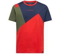 La Sportiva Dude T-Shirt, L, mountain red/night sky