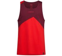 La Sportiva Dude Tank, S, mountain red/redwood