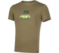 La Sportiva Wander-/Freizeit Tshirt Cinquecento (Baumwolle, leicht) braun Herren, Größe XL