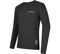 La Sportiva Climbing on The Moon Sweatshirt Men carbon/giallo (G00Y08) L