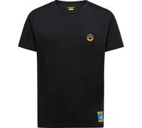 La Sportiva Climbing On The Moon Kurzarm-t-shirt L Nero / Giallo