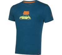 LA SPORTIVA Herren Shirt Cinquecento T-Shirt M (N55) L Storm Blue/Hawaiian Sun