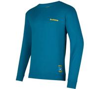 LA SPORTIVA Herren Sweatshirt Climbing on the Moon Sweatshirt M (F22) M Turchese/Giallo