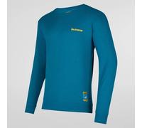LA SPORTIVA Herren Sweatshirt Climbing on the Moon Sweatshirt M (F22) XXL Turchese/Giallo