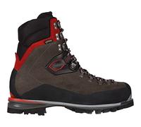LA SPORTIVA Karakorum Evo GTX Grau-Rot - Gore-Tex Wasserdichter atmungsaktiver Leder Bergschuh, Größe EU 42.5 - Farbe