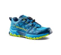 LA SPORTIVA Kinder Bushido II GTX Schuhe, Storm Blue-Lime Punch, 32