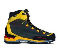 La Sportiva Trekking-Wanderschuhe Trango Tech Leather GTX (Nubukeder, wasserdicht) schwarz/gelb Herren, Größe Euro (US) 42,5