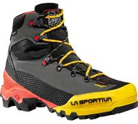 La Sportiva Wanderschuhe Aequilibrium LT GTX (Exkursions-Bergwandern, Nubukleder, wasserdicht) schwarz/rot/gelb Herren, Größe Euro (US) 42