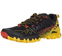 La Sportiva Mens Bushido II GTX Trail Running Shoes, Schwarz/Gelb, 42 EU
