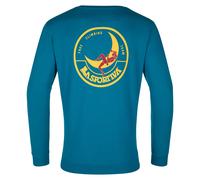 La Sportiva Men's Climbing On The Moon Sweatshirt Turchese/Giallo XXL