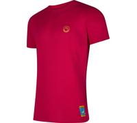 La Sportiva Men's Climbing On The Moon T-Shirt Fucsia/Giallo S