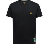 La Sportiva Men's Climbing On The Moon T-Shirt Nero/Giallo XL