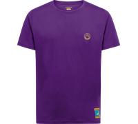 La Sportiva Men's Climbing On The Moon T-Shirt Viola/Giallo M