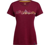 La Sportiva Damen Peaks T-Shirt (Größe XS, rot)