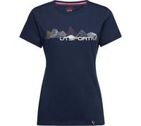 La Sportiva Damen Peaks T-Shirt (Größe XS, blau)