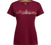 La Sportiva T-Shirt Peaks Damen Rot Größe S