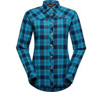 Kletterhemd La Sportiva Rambler Flannel Shirt W (Deep Sea/Cherry Tomato) Damen S