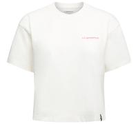 La Sportiva Redgarden Crop T-shirt Women chalk/azalea (W04P19) 2XS