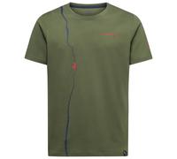 La Sportiva Herren Route T-Shirt (Größe S, oliv)