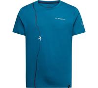 La Sportiva - Route - T-Shirt, Gr. M, blau (Lake/NightSky)