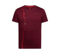La Sportiva Route T-shirt Men redwood/mountain red (R25R24) XL